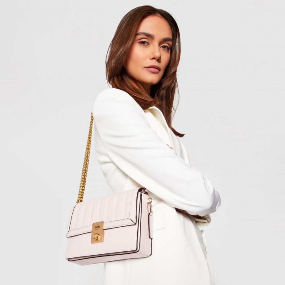 COACH Soufflé Quilting Hutton Shoulder Bag